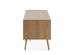 VS Venta-stock Móvel de TV Lluvia com 4 portas cor carvalho, 160 cm de comprimento. Castanho