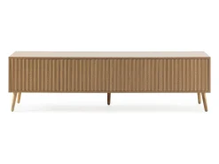VS Venta-stock Móvel de TV Lluvia com 4 portas cor carvalho, 160 cm de comprimento. Castanho