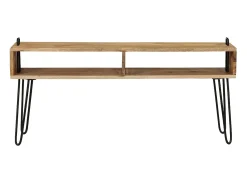 Hot Móvel de TV madeira de mangueira maciça 110x35x45 cm PT704995 Castanho