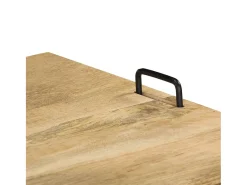 Hot Móvel de TV madeira de mangueira maciça 110x35x45 cm PT704995 Castanho
