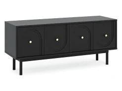 Móvel De Tv* Móvel de TV Mazoma 4P //dourado Preto