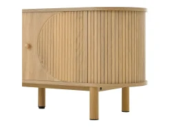 Móvel De Tv*Merax Móvel de TV moderno - 175 x 36 x 51 cm - com 1 gaveta de vime + 2 portas - MDF - natural Natural claro