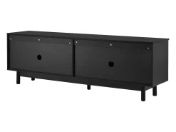 Móvel de TV moderno com espaço de armazenamento, armário de quatro portas com prateleiras ajustáveis, .^ Móvel De Tv