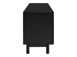 Móvel de TV moderno com espaço de armazenamento, armário de quatro portas com prateleiras ajustáveis, .^ Móvel De Tv