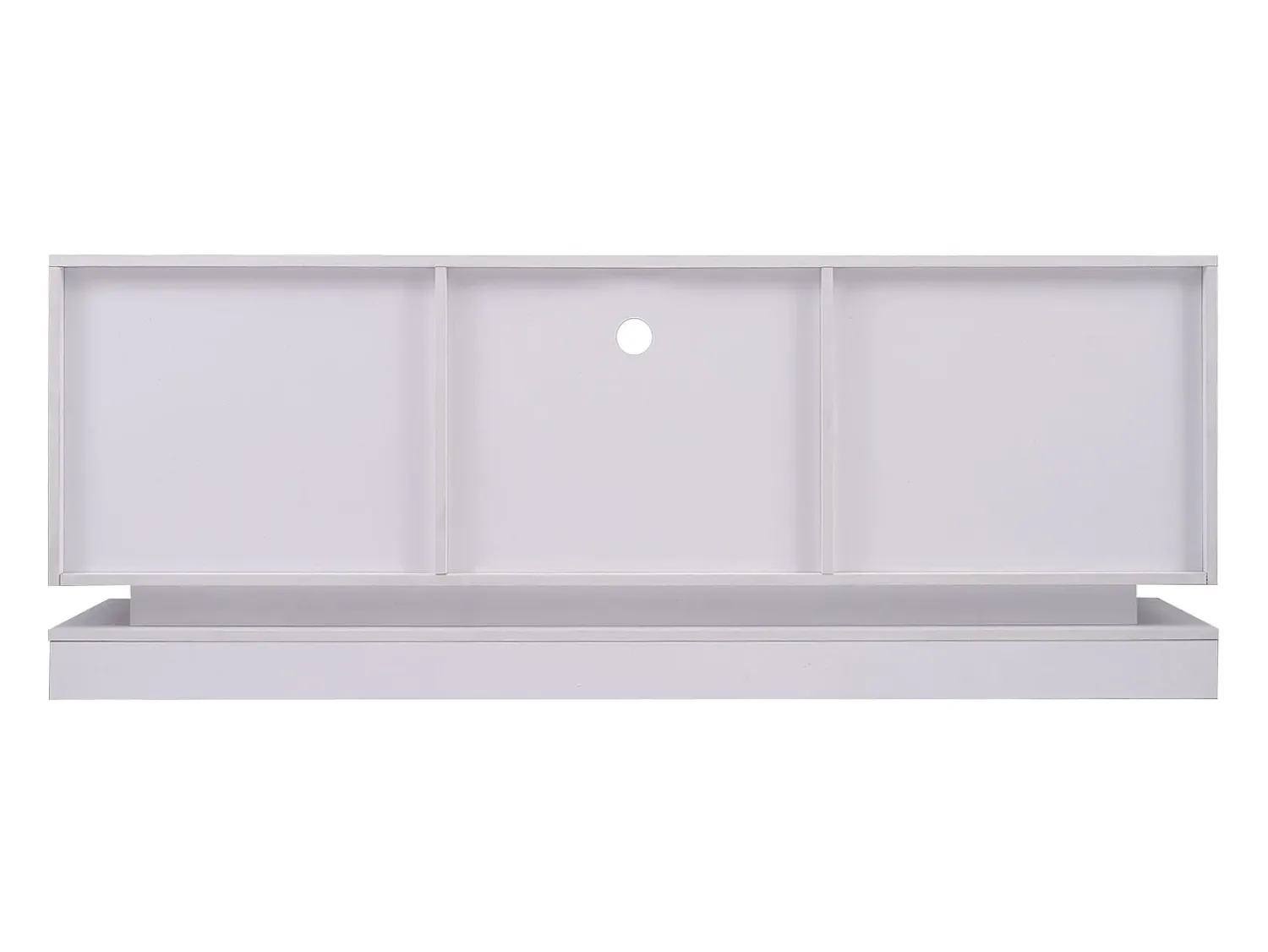 Online ModernLuxe Móvel de TV moderno com LED colorido - adequado para TV de 70" - 2 portas e 3 prateleiras - Branco