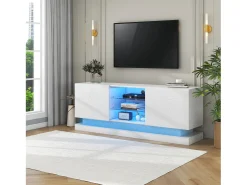 Online ModernLuxe Móvel de TV moderno com LED colorido - adequado para TV de 70