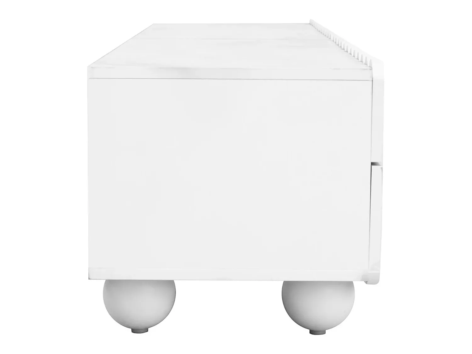 Móvel De Tv|ModernLuxe Móvel de TV moderno 175x38x37 cm - 2 portas e 4 gavetas - MDF + painéis de partículas - Branco