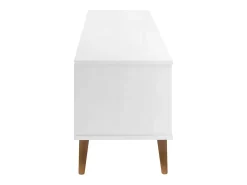 New vidaxl Móvel de TV MOLDE 158x40x49 cm pinho maciço Branco