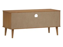Móvel De Tv*vidaxl Móvel de TV MOLDE 158x40x49 cm pinho maciço Castanho