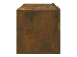 Helloshop26 Móvel de TV multimídia de parede prateleira para TV suporte para TV sala de jantar sala de estar quarto 4 peças carvalho defumado 100 x 30 x 30 cm marrom 02_0029077^ Móvel De Tv
