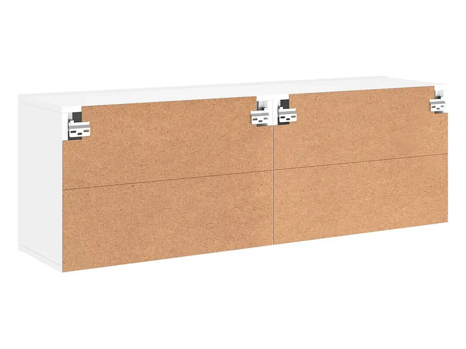 Móvel De Tv|Helloshop26 Móvel de TV multimídia para parede prateleira para TV aparador para TV para sala de jantar sala de estar quarto 2 peças 60 x 30 x 41 cm 02_0028927 Branco