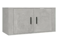 Móvel De Tv|Helloshop26 Móvel de TV multimídia para parede prateleira para TV aparador armário para TV para sala de jantar sala de estar quarto 2 peças 80 x 34,5 x 40 cm cinza 02_0028937 Cinzento