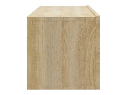 Móvel De Tv*Helloshop26 Móvel de TV multimídia para parede prateleira para TV suporte para TV sala de jantar sala de estar quarto 4 peças carvalho Sonoma 100 x 30 x 30 cm marrom 02_0029079 Castanho