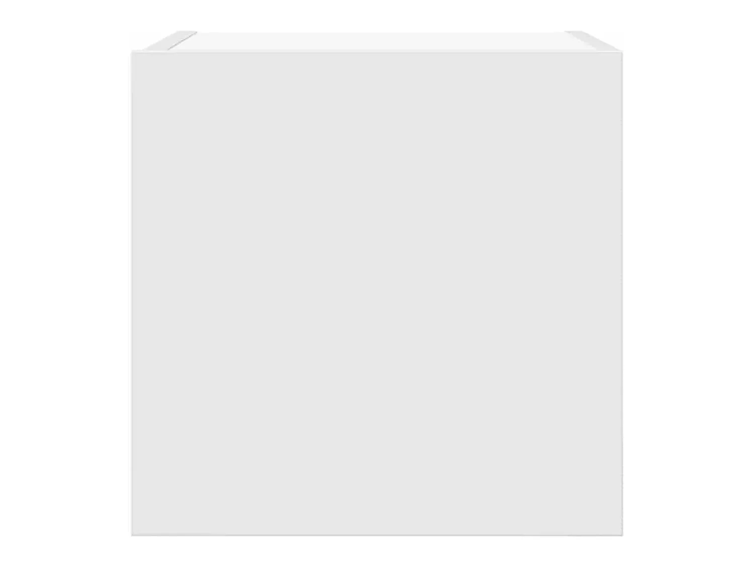 Móvel De Tv*Helloshop26 Móvel de TV multimídia para parede prateleira para TV aparador para TV para sala de jantar sala de estar quarto 2 peças 30,5 x 30 x 30 cm 02_0028902 Branco