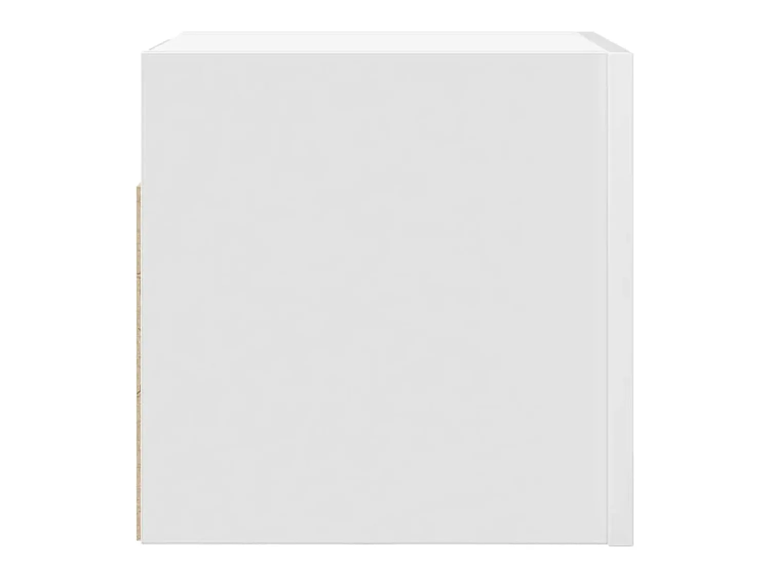 Móvel De Tv*Helloshop26 Móvel de TV multimídia para parede prateleira para TV aparador para TV para sala de jantar sala de estar quarto 2 peças 30,5 x 30 x 30 cm 02_0028902 Branco