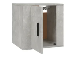 Móvel De Tv*Helloshop26 Móvel de TV multimídia para parede prateleira para TV aparador para TV para sala de jantar sala de estar quarto 2 peças 40 x 34,5 x 40 cm cinza 02_0028910 Cinzento