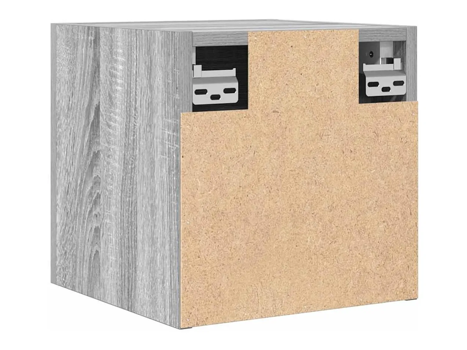 Discount Helloshop26 Móvel de TV multimídia para parede prateleira para TV aparador armário para TV sala de jantar sala de estar quarto 4 peças Sonoma 30,5 x 30 x 30 cm cinza 02_0029088 Cinzento