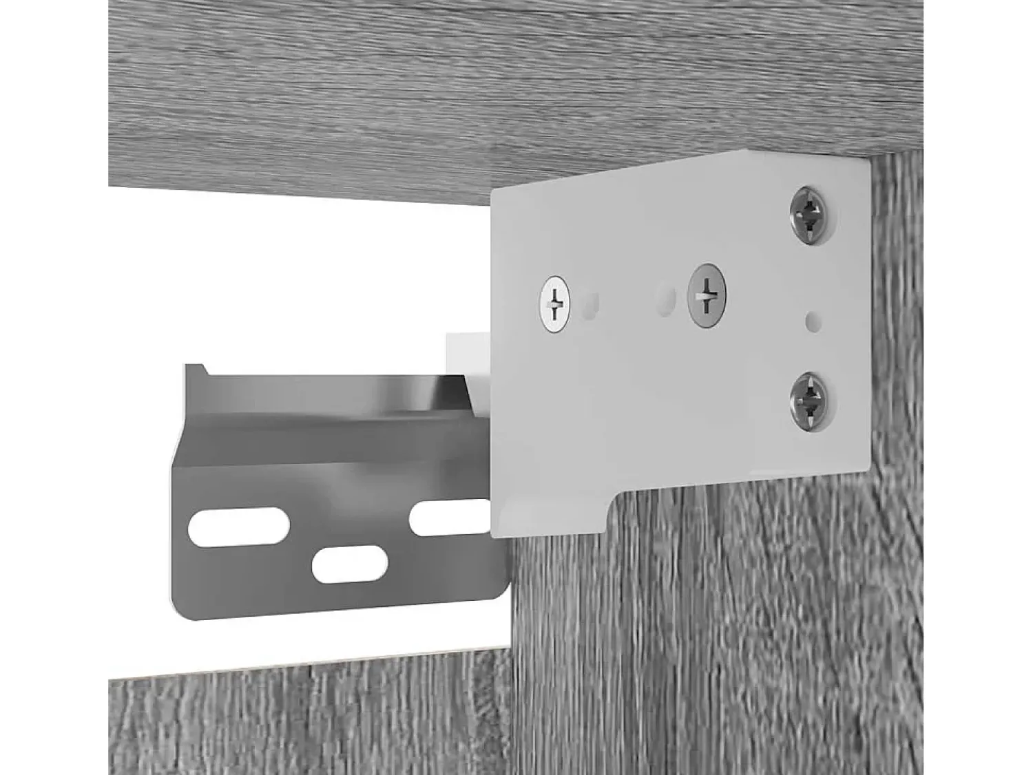 Discount Helloshop26 Móvel de TV multimídia para parede prateleira para TV aparador armário para TV sala de jantar sala de estar quarto 4 peças Sonoma 30,5 x 30 x 30 cm cinza 02_0029088 Cinzento