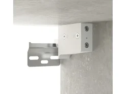 Móvel De Tv*Helloshop26 Móvel de TV multimídia para parede prateleira para TV aparador para TV para sala de jantar sala de estar quarto 2 peças 100 x 34,5 x 40 cm cinza 02_0028901 Cinzento