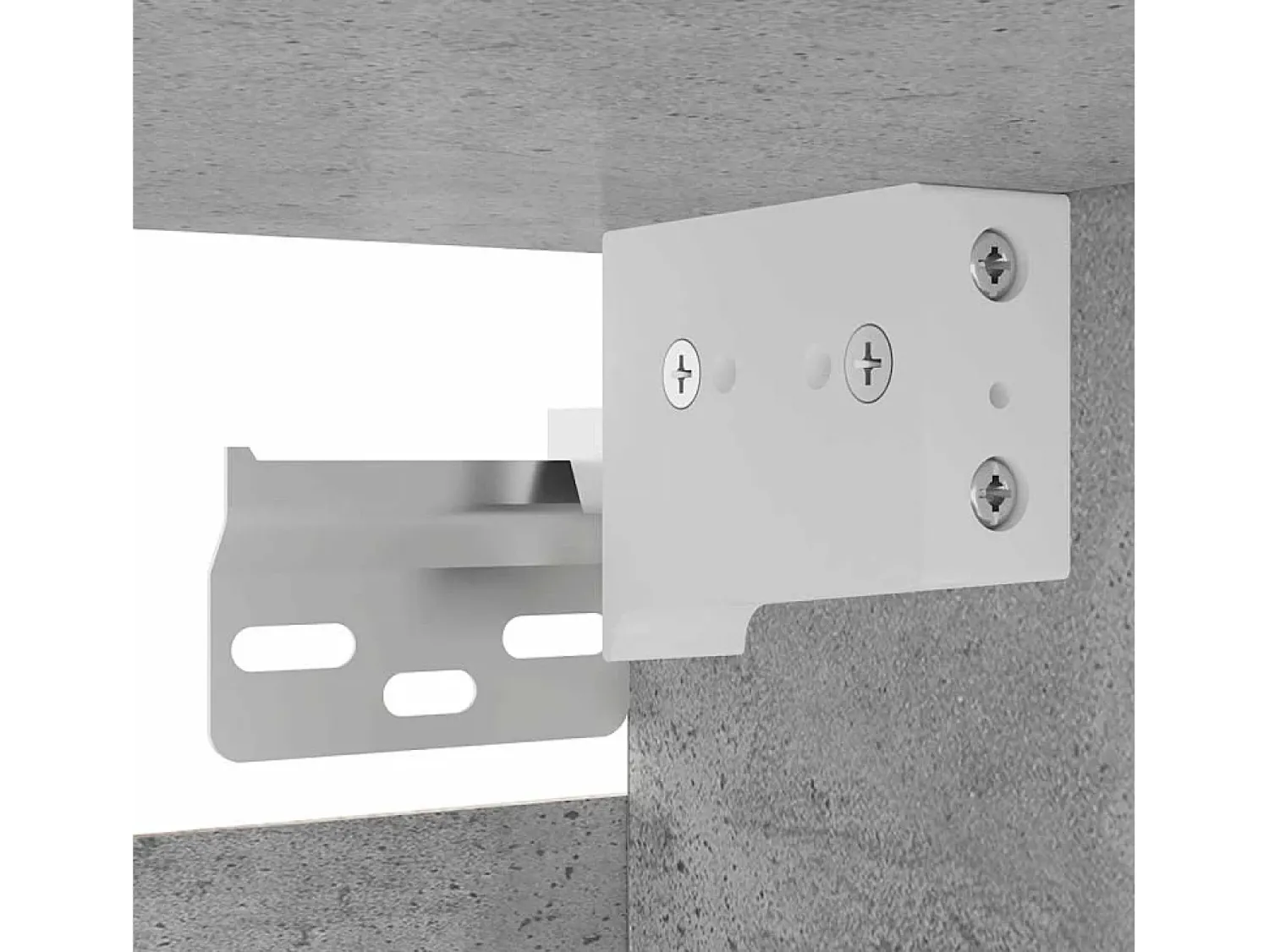 Móvel De Tv|Helloshop26 Móvel de TV multimídia para parede prateleira para TV aparador para TV para sala de jantar sala de estar quarto 2 peças 30,5 x 30 x 30 cm cinza 02_0028904 Cinzento