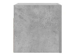 Móvel De Tv|Helloshop26 Móvel de TV multimídia para parede prateleira para TV aparador para TV para sala de jantar sala de estar quarto 2 peças 30,5 x 30 x 30 cm cinza 02_0028904 Cinzento