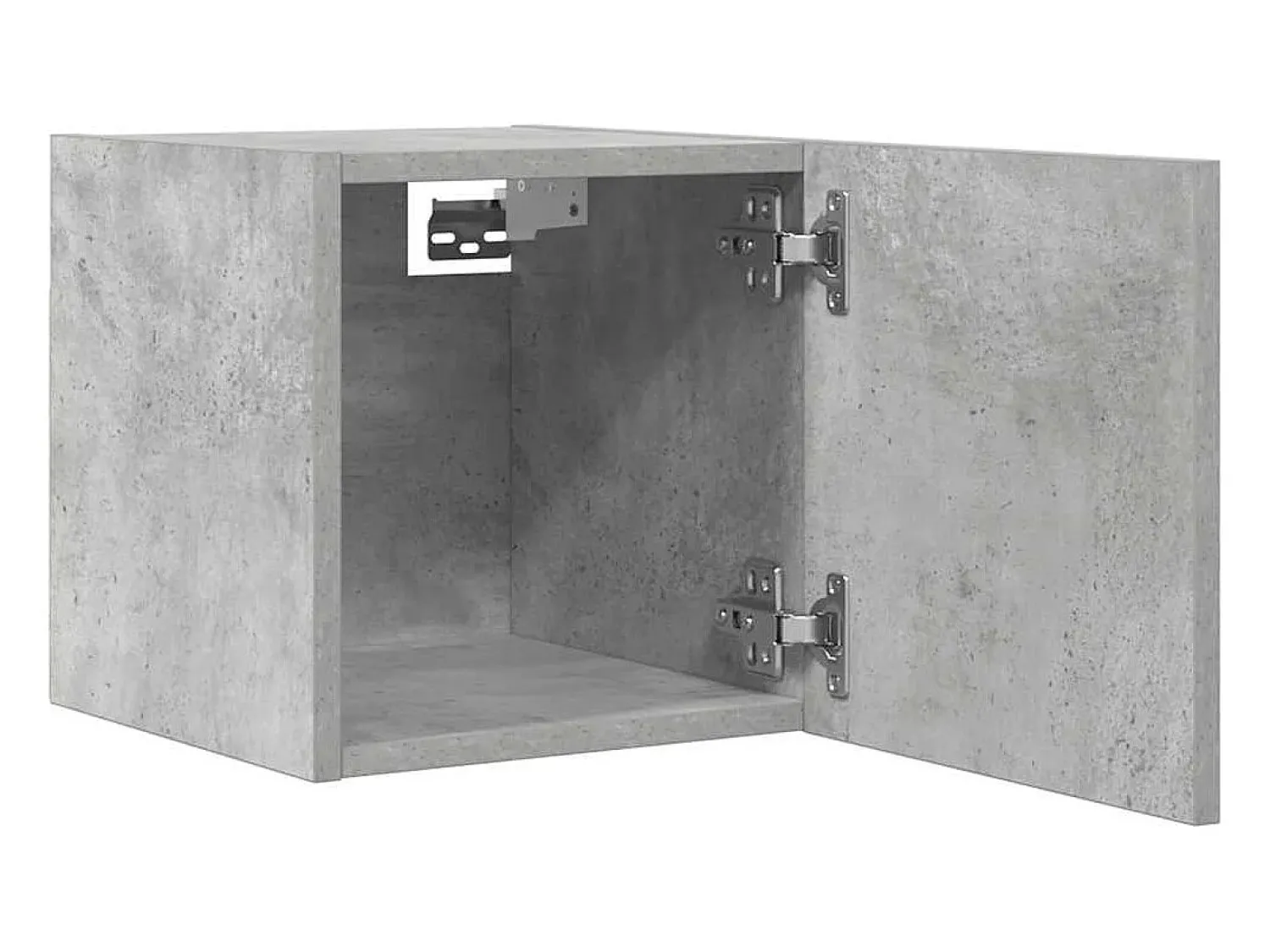 Móvel De Tv|Helloshop26 Móvel de TV multimídia para parede prateleira para TV aparador para TV para sala de jantar sala de estar quarto 2 peças 30,5 x 30 x 30 cm cinza 02_0028904 Cinzento