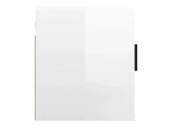 Móvel De Tv|Helloshop26 Móvel de TV multimídia para parede prateleira para TV armário para TV sala de jantar sala de estar quarto 2 peças brilhante 40 x 34,5 x 40 cm 02_0028947 Branco