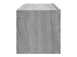 Helloshop26 Móvel de TV multimídia para parede prateleira para TV aparador armário para TV sala de jantar sala de estar quarto 4 peças Sonoma 100 x 30 x 30 cm cinza 02_0029087^ Móvel De Tv