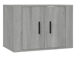 Móvel De Tv*Helloshop26 Móvel de TV multimídia para parede prateleira para TV aparador para TV para sala de jantar sala de estar quarto 3 peças Sonoma 57 x 34,5 x 40 cm cinza 02_0029050 Cinzento