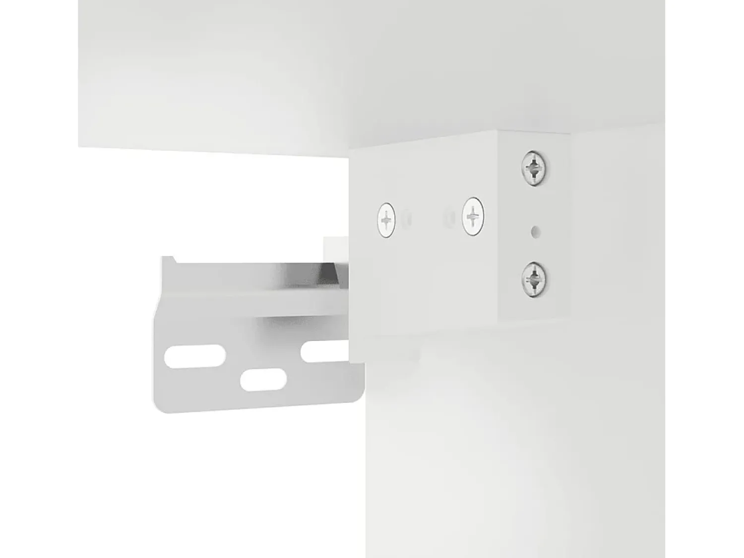 Móvel De Tv|Helloshop26 Móvel de TV multimídia para parede prateleira para TV aparador armário para TV sala de jantar sala de estar quarto 2 peças 40 x 34,5 x 40 cm 02_0028909 Branco