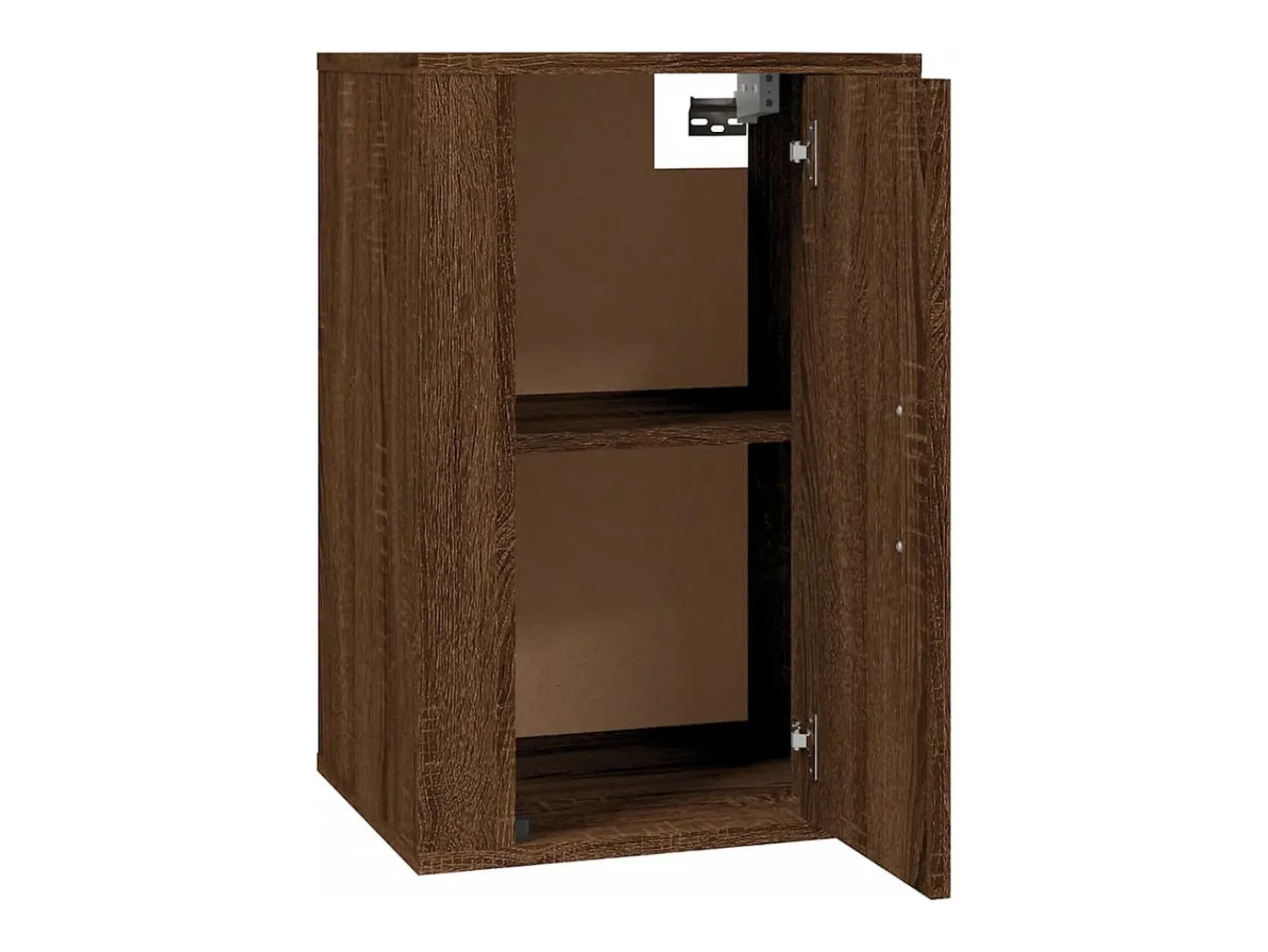 Móvel De Tv*Helloshop26 Móvel de TV multimídia para parede prateleira para TV aparador para TV para sala de jantar sala de estar quarto 2 peças carvalho 40 x 34,5 x 60 cm marrom 02_0028968 Castanho