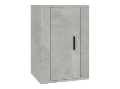 Móvel De Tv*Helloshop26 Móvel de TV multimídia para parede prateleira para TV aparador para TV para sala de jantar sala de estar quarto 2 peças 40 x 34,5 x 60 cm cinza 02_0028913 Cinzento