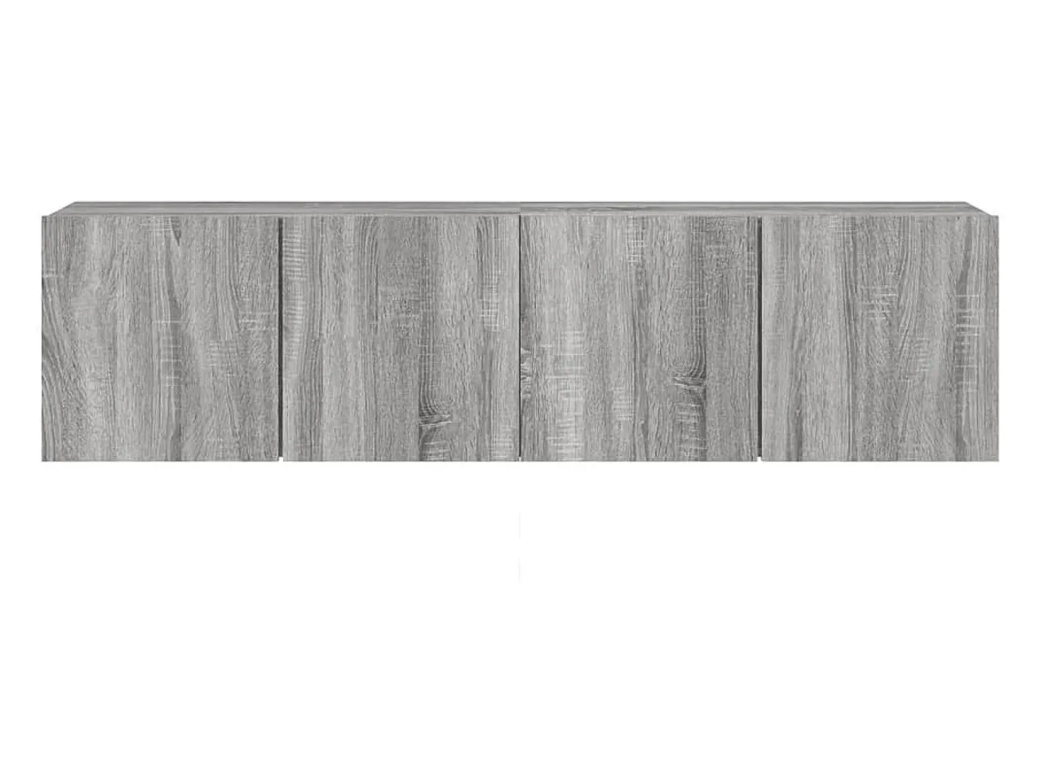Helloshop26 Móvel de TV multimídia para parede prateleira para TV armário para TV sala de jantar sala de estar quarto 2 peças Sonoma 80 x 30 x 41 cm cinza 02_0029017^ Móvel De Tv