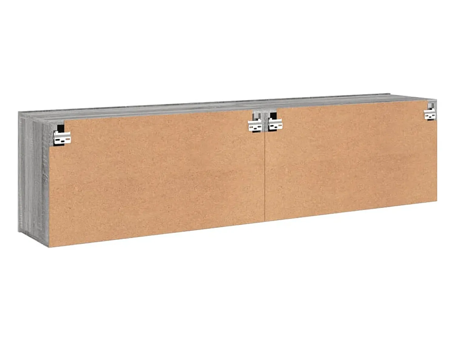Helloshop26 Móvel de TV multimídia para parede prateleira para TV armário para TV sala de jantar sala de estar quarto 2 peças Sonoma 80 x 30 x 41 cm cinza 02_0029017^ Móvel De Tv