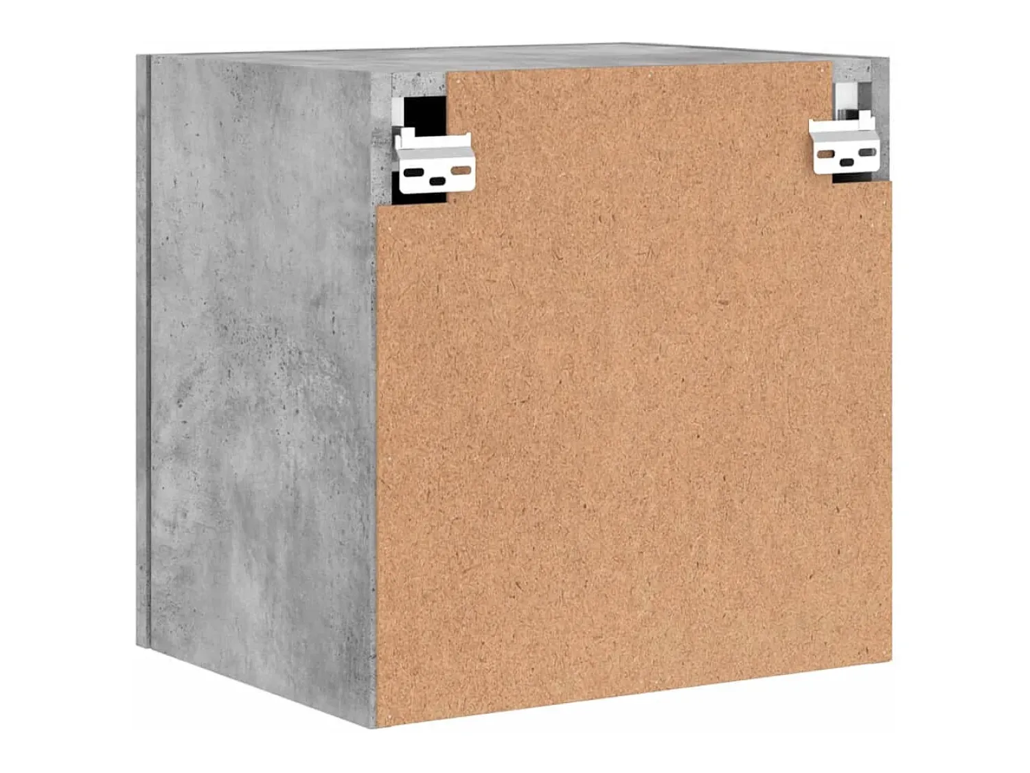 Móvel De Tv*Helloshop26 Móvel de TV multimídia prateleira de TV aparador de TV sala de jantar sala de estar quarto parede 405 x 30 x 40 cm madeira projetada cinza 02_0027781 Castanho