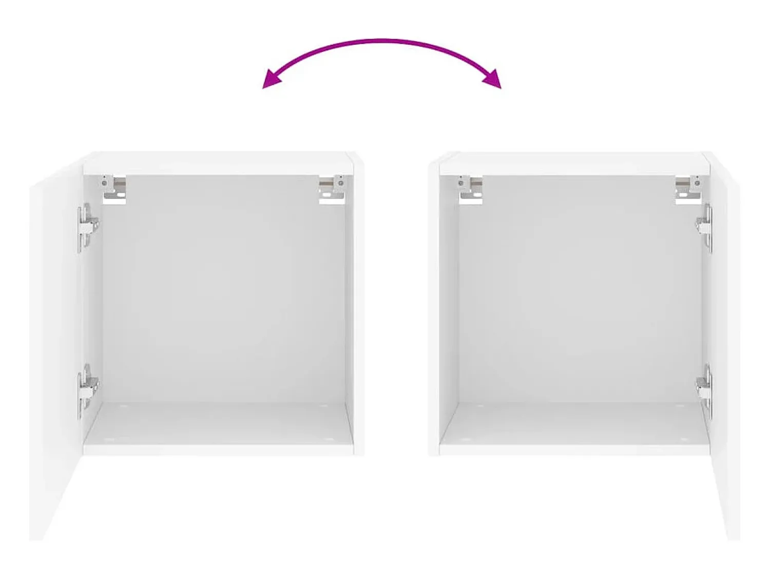 Móvel De Tv|Helloshop26 Móvel de TV multimídia prateleira de TV aparador de TV sala de jantar sala de estar quarto parede 405 x 30 x 40 cm madeira de engenharia branca 02_0027780 Branco