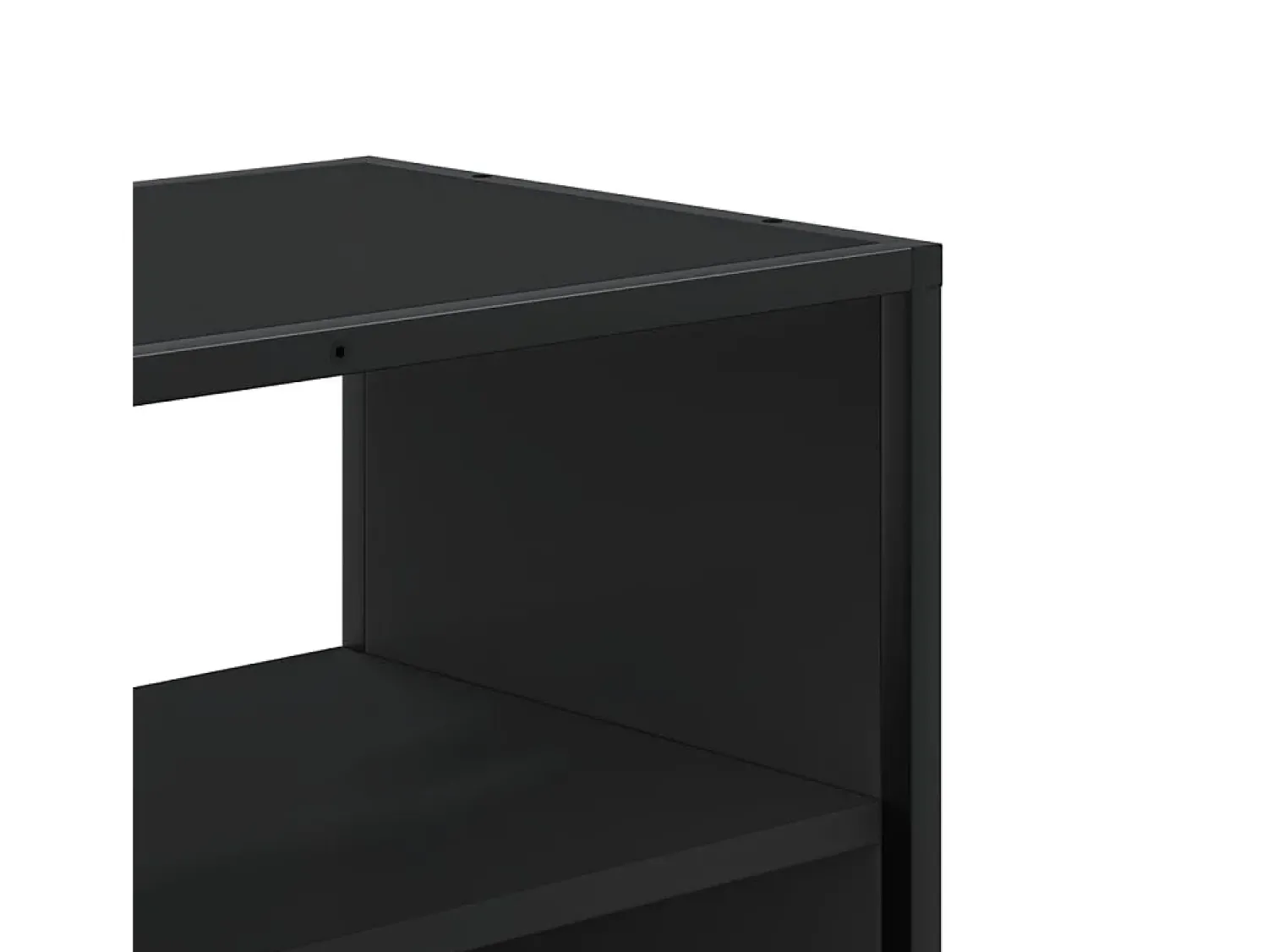 Móvel De Tv|Helloshop26 Móvel de TV multimídia prateleira de televisão televisão buffet sala de jantar sala de estar quarto 100 x 31 x 39,5 cm madeira trabalhada e metal 02_0025440 Preto
