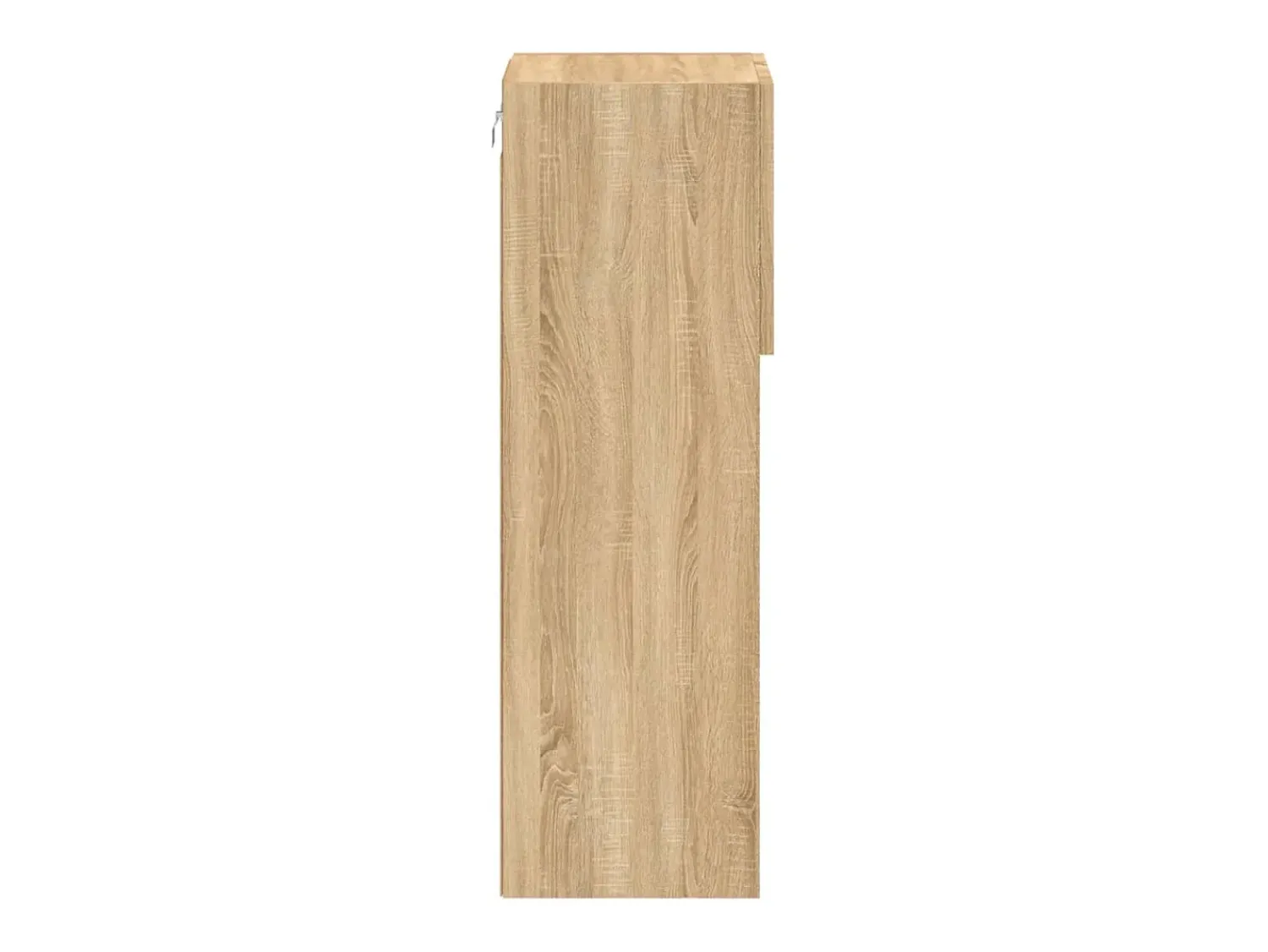 Móvel De Tv|Helloshop26 Móvel de TV multimídia prateleira de TV aparador de TV sala de jantar sala de estar quarto com luzes LED carvalho Sonoma 305 x 30 x 90 cm marrom 02_0026781 Castanho