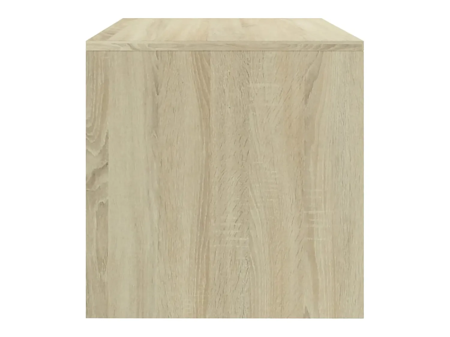 Clearance Helloshop26 Móvel de TV multimídia prateleira de televisão televisão buffet sala de jantar sala de estar quarto carvalho sonoma 80 x 40 x 40 cm madeira maciça marrom 02_0027552 Castanho