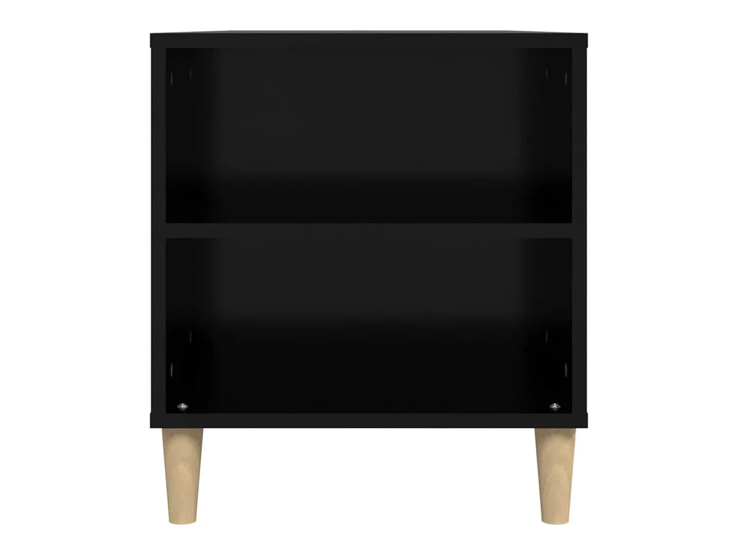 Clearance Helloshop26 Móvel de TV multimídia prateleira de televisão televisão buffet sala de jantar sala de estar quarto 102 x 44,5 x 50 cm madeira trabalhada preta 02_0025623 Preto