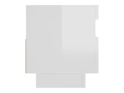 Helloshop26 Móvel de TV multimídia prateleira de televisão televisão buffet sala de jantar sala de estar quarto com luzes LED brilhantes 80 x 35 x 40 cm 02_0026659^ Móvel De Tv
