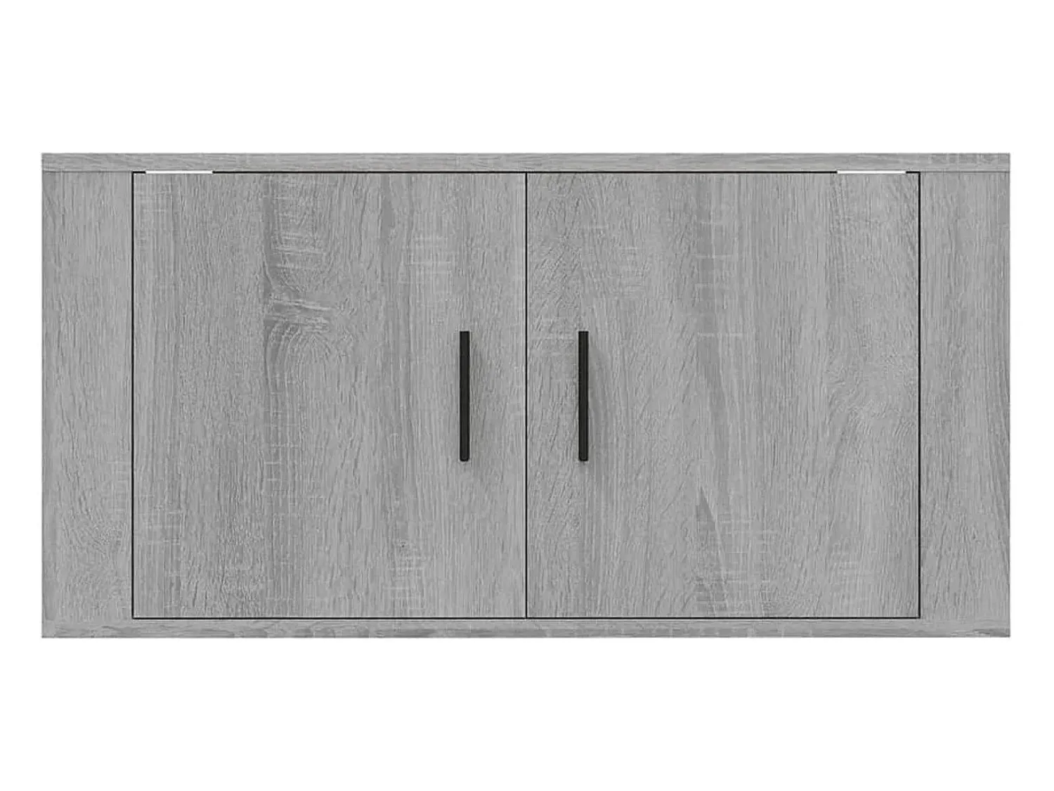 Móvel De Tv|Helloshop26 Móvel de TV multimídia prateleira de TV aparador de TV sala de jantar sala de estar quarto suspenso sonoma 80 x 345 x 40 cm cinza 02_0028193 Cinzento