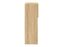 Móvel De Tv*Helloshop26 Móvel de TV multimídia prateleira de TV aparador de TV sala de jantar sala de estar quarto com luzes LED 2 peças carvalho Sonoma 305 x 30 x 90 cm marrom 02_0028874 Castanho