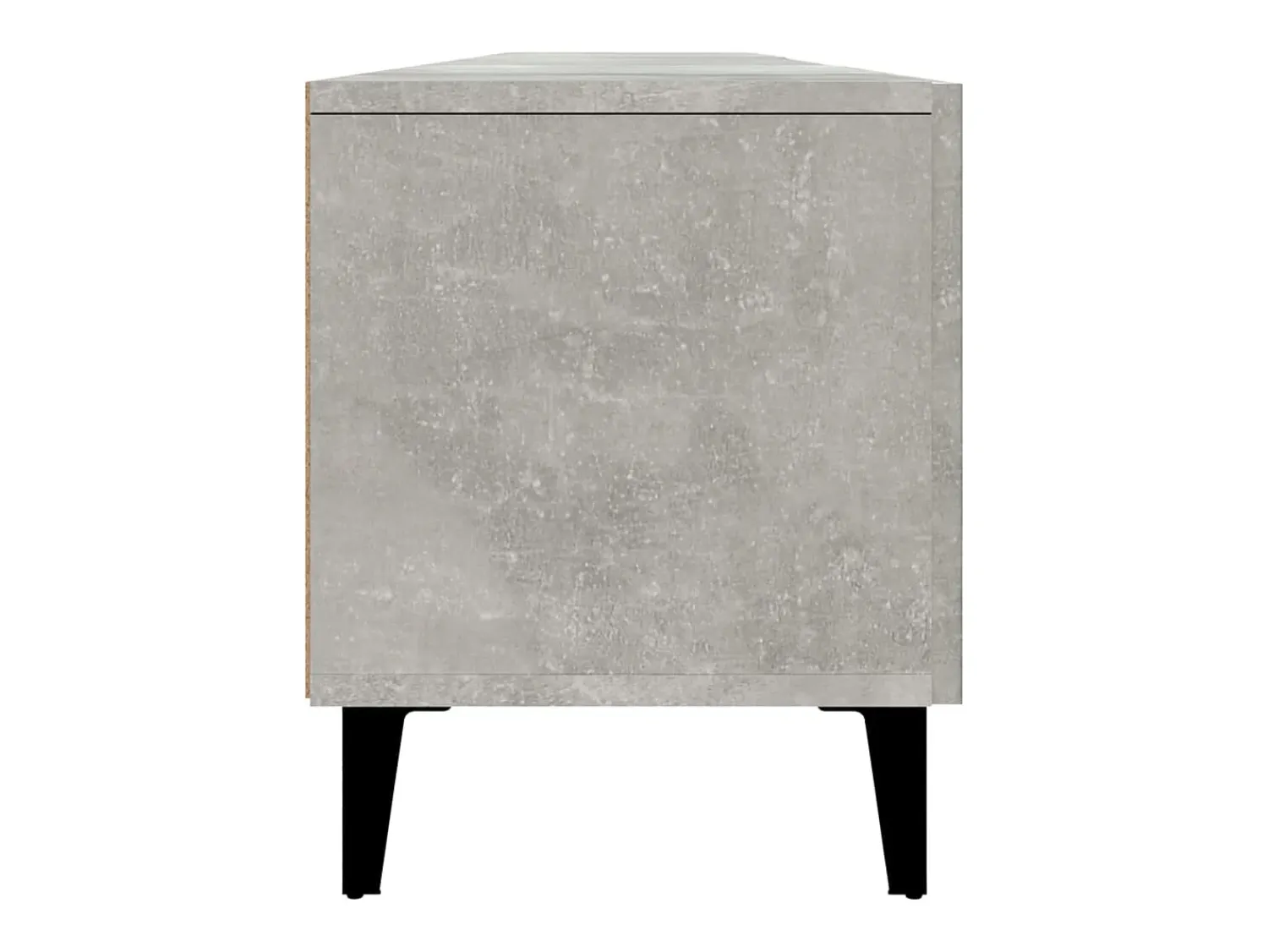 Móvel De Tv|Helloshop26 Móvel de TV multimídia prateleira de televisão televisão buffet sala de jantar sala de estar quarto 180 x 31,5 x 40 cm madeira trabalhada cinza 02_0026093 Castanho