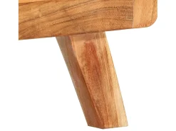 Móvel De Tv|Helloshop26 Móvel de TV multimídia prateleira de televisão televisão buffet sala de jantar sala de estar quarto 110 x 30 x 40 cm madeira de acácia maciça marrom 02_0025714 Castanho