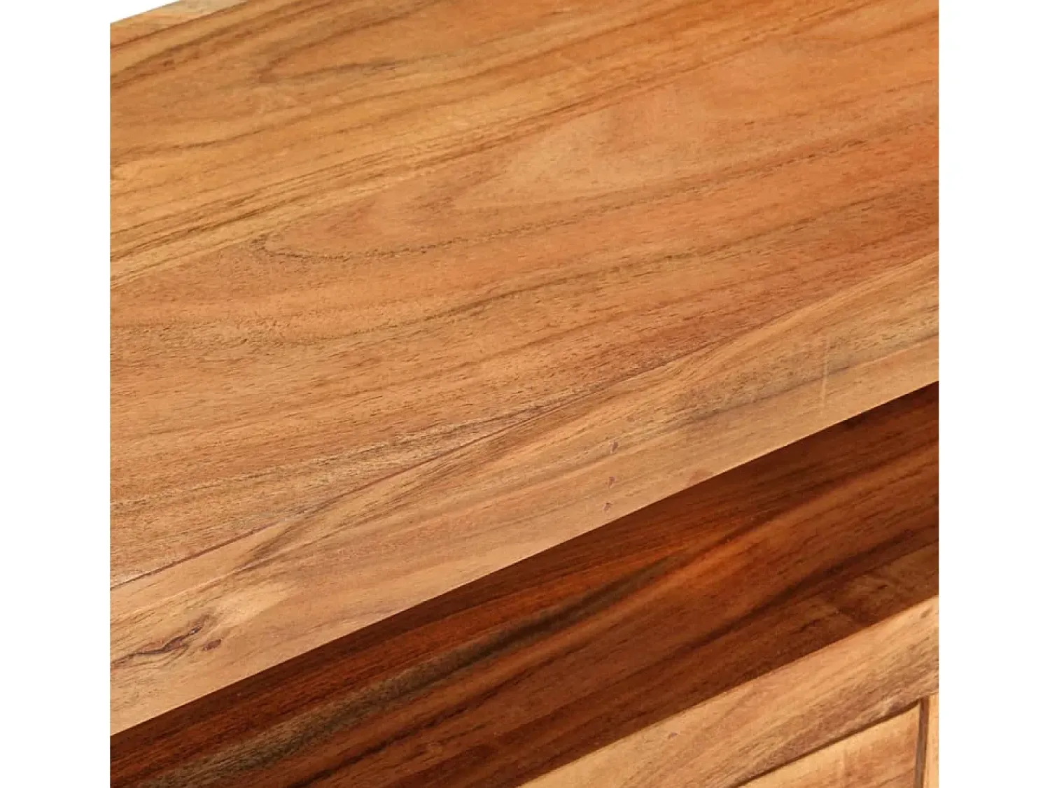 Móvel De Tv|Helloshop26 Móvel de TV multimídia prateleira de televisão televisão buffet sala de jantar sala de estar quarto 110 x 30 x 40 cm madeira de acácia maciça marrom 02_0025714 Castanho