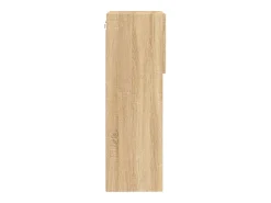 Móvel De Tv|Helloshop26 Móvel de TV multimídia Prateleira de TV aparador de TV sala de jantar sala de estar quarto com luzes LED 2 peças Carvalho Sonoma 405 x 30 x 90 cm marrom 02_0028876 Castanho
