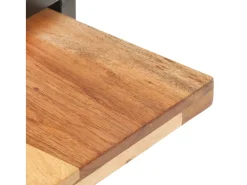 Móvel De Tv|Helloshop26 Móvel de TV multimídia prateleira de televisão televisão buffet sala de jantar sala de estar quarto 160 x 40 x 40 cm madeira de acácia maciça marrom 02_0026071 Preto
