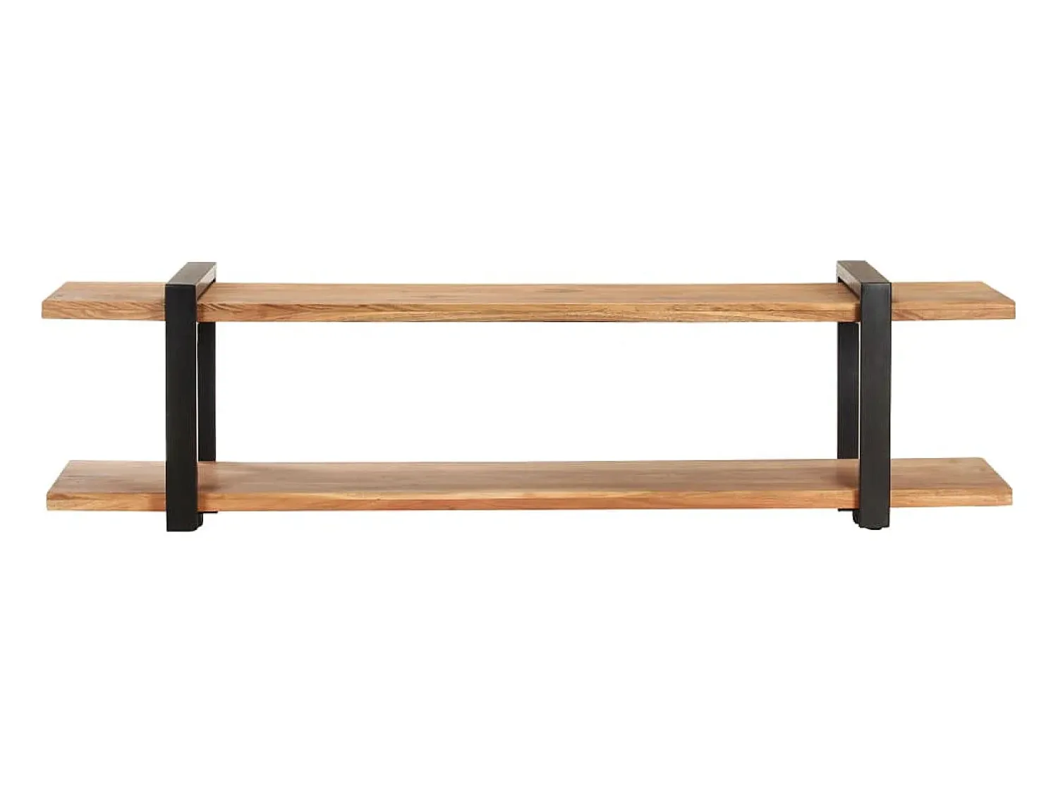 Móvel De Tv|Helloshop26 Móvel de TV multimídia prateleira de televisão televisão buffet sala de jantar sala de estar quarto 160 x 40 x 40 cm madeira de acácia maciça marrom 02_0026071 Preto