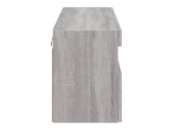 Móvel De Tv*Helloshop26 Móvel de TV multimídia prateleira de TV aparador de TV sala de jantar sala de estar quarto parede com luzes LED sonoma 100 x 30 x 40 cm cinza 02_0028032 Cinzento